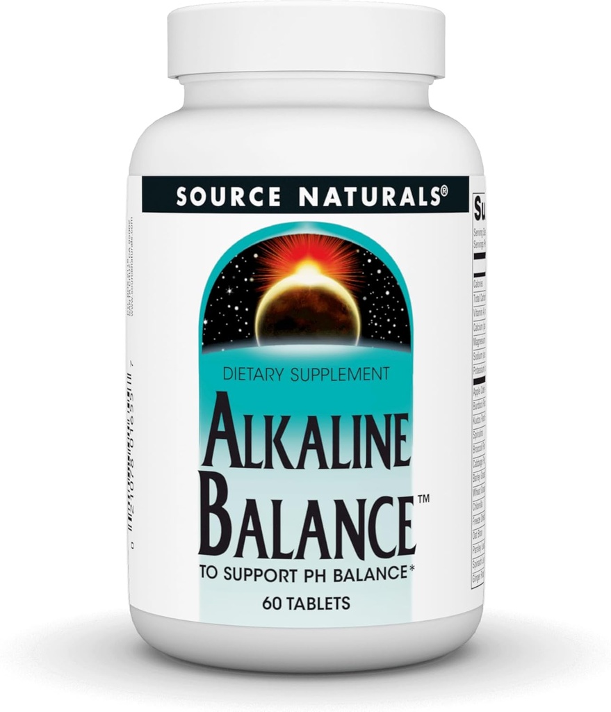 Quelle Naturals Alkaline Balance, PH Balance zu unterstützen*, 60 Tabletten