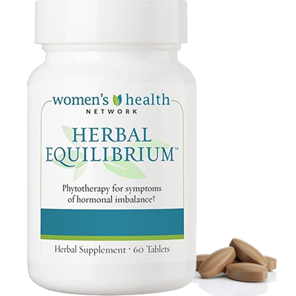Herbal EquilibriumTM - Relief naturel et complet pour les symptômes de Peri/Menopause avec 7 extraits de plantes prouvés (30 jours d'approvisionnement)