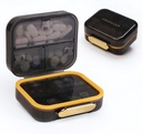 Bexeen Medizin Pille Organizer Reisen Süße Pille Container Kleine Pille Box für Geldbörse Mini Pille Fall Portable Vitamin Halter Organizer Kompakte Reisegröße Medizin Tägliche Tasche Apotheke für Supplement
