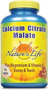 Nature's Life Calcium Citrat & Calcium Malate | 120 ct
