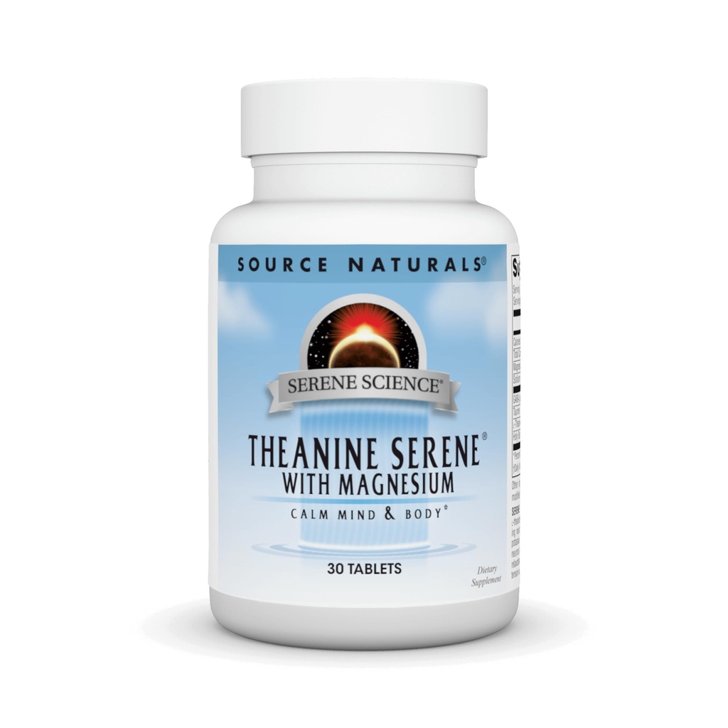 Quelle Naturals Theanine Serene, Calm Mind & Body*, mit GABA - Vegetarische Formlua - 30 Tabletten