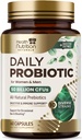 Probiotici 60 miliardi di CFU + 10 Strains - Daily Probiotic Lactobacillus Blend per Immune, Digestivo & Gut Health Support, Prebiotici e Probiotici, Gas & Bloating per Donne & Uomini - 60 capsule