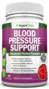 Supplément de soutien de la pression artérielle - 13 herbes et vitamines - avec extrait d'épine, d'hibiscus, d'ail et de feuille d'olive - Supplément naturel pour les femmes et les hommes - Capsules haute résistance - Non-OGM - 90 jours d'approvisionnement