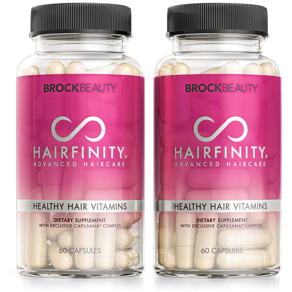 Hairfinity Hair Vitamins - Formulato scientificamente con Biotina, Aminoacidi e un integratore di vitamina che aiuta a sostenere la crescita dei capelli - Vegan - 120 capsule vegetali (2 mesi di alimentazione)