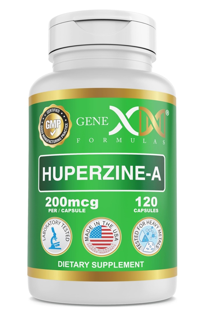 Formules Genex Huperzine A 200mcg (120 Capsules)