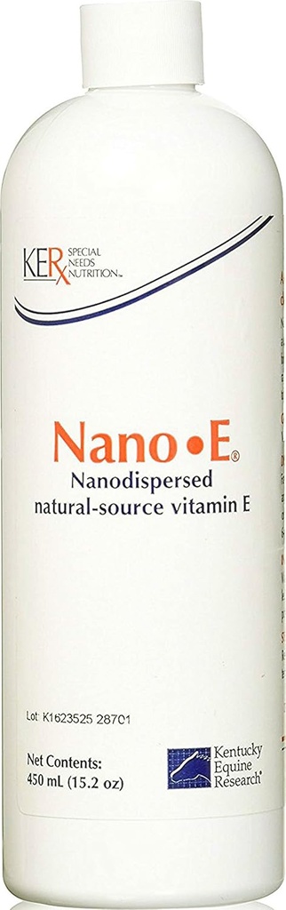 Kentucky Equine Ricerca Nano -E: Fonte naturale Vitamina E Antiossidante per Cavalli, 450 mL