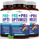 Pro Optimize Probiotika für Frauen, Menopause, 70 Billion CFU, Verdauungsgesundheit - Unterstützung für Bloating, Hot Flashes, Joint Support, Night Sweats - Gut Health & Metabolism - Dong Quai (180 (Pack of 3))