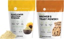 Kate Naturals Polvere di lecitina di girasole (4oz) & lievito di birra (12oz) Bundle