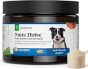 Ultimate Pet Nutrition Nutra Thrive Canine, 40-in-1 integratore alimentare per cani con digestione e supporto immunitario, vitamine, minerali, probiotici, enzimi, 30 Scoops