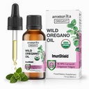 ImunShield Wild Oregano Öl Organic Liquid Drops - Hand-Picked Oregano mit 86-90% Carvacrol für Immun- und Verdauungsunterstützung - Vegan, Non-GMO, Gluten-Free, 1 fl. oz./ 30ml