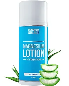 Lotion de magnésium avec Aloe & Shea – Appliquer aux jambes – Alternative à la crème de magnésium topique