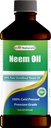 Best Naturals 100% Pure Neem Oil, 100% Cold Pressed e Unrefined - 16 OZ (1 Bottiglia)