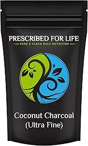 Prescritto per la vita attivata polvere di carbone, cocco Shell Charcoal Ultra Fine Husk Food Grade Polvere (10kg)