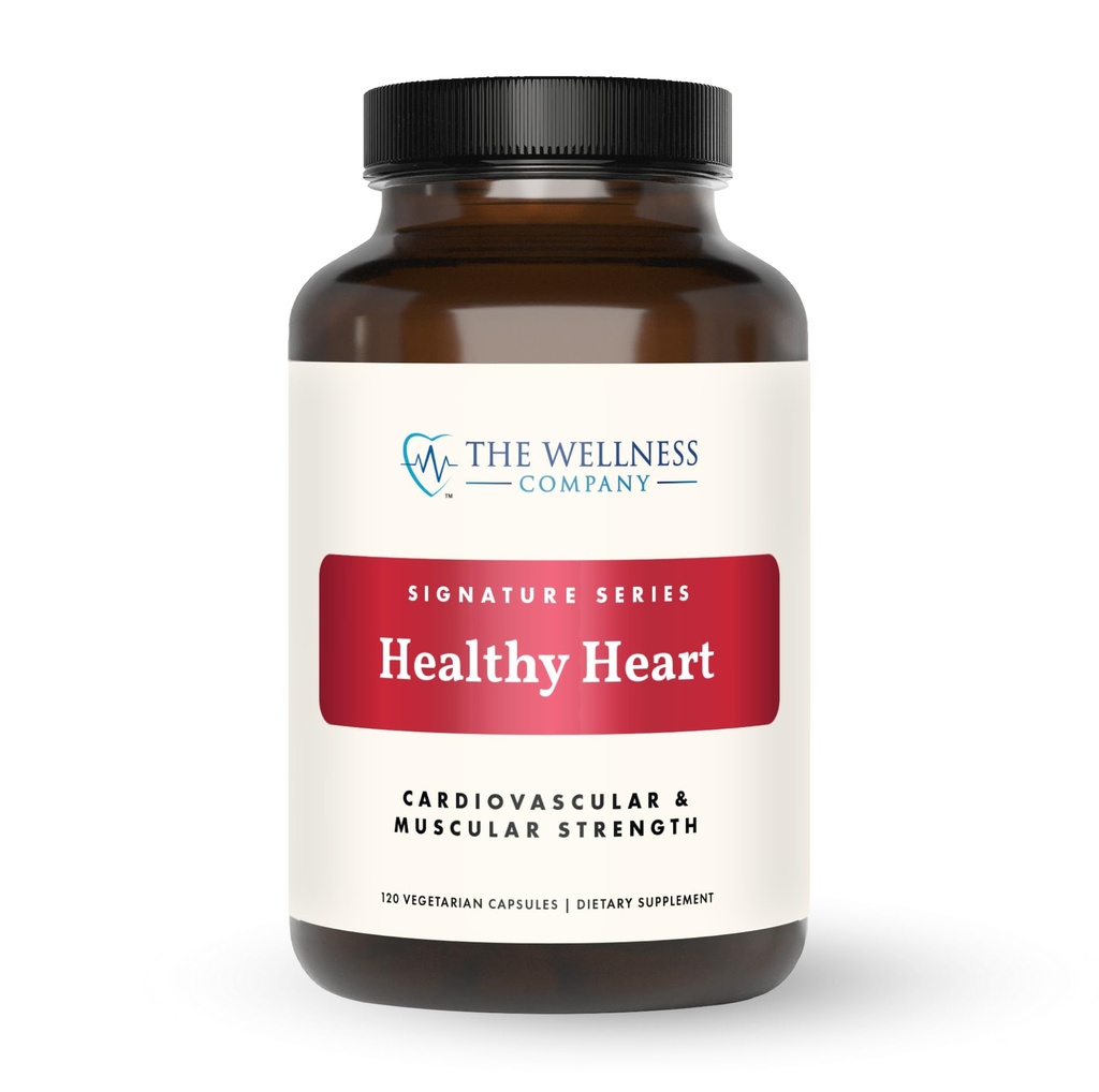 The Wellness Company Healthy Heart - Cardiovascular Strength, Blood Flow, Nitric Oxide Production & Healthy Cholesterol Levels | 120ct (2 mesi di fornitura)
