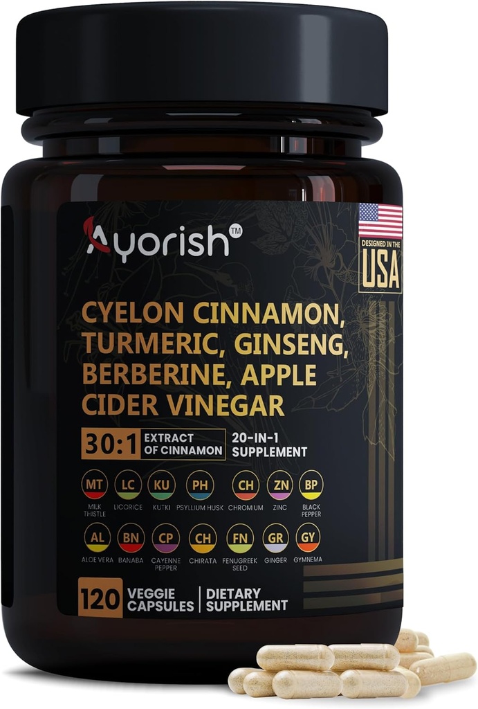 Ceylan Cinnamon Capsule 30:1 Extrait équivalent à 9000mg.