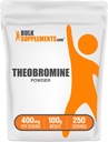 BulkSupplements.com Theobromine Powder - Theobromine Supplement, Nootropic Supplement - Energieunterstützung, Glutenfrei, 250 Servierungen, 100g (3,5 oz) (Pack von 1)