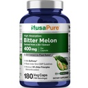 NusaPure Bitter Melon, 400 mg, 180 Veg Caps (non OGM, Vegan)