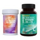 BioEmblem Vitamin D3 K2 (5000IU und 200mcg) & Probiotika für Frauen und Männer
