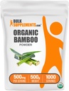 BulkSupplements.com Organic Bamboo Powder - Bamboo Powder Organic - Silica Supplement, Gluten Free - 500mg per Serving, 500g (1.1 lbs) (Pack of 1)