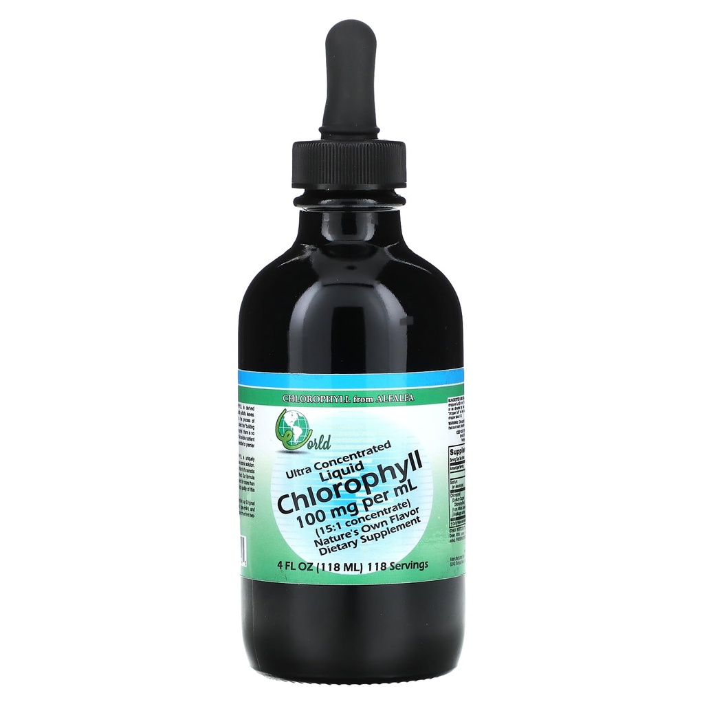 WORLD ORGANIC Liq Chlorophyll 15:1 Konzentrat, 0,02 Pfund