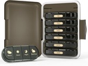 Wöchentliche Pille Organizer 4 Mal pro Tag, 7 Tage Pille Box 4X, Portable for Travel Pill Case for Pills/Vitamin/Fish Oil/Medication/Supplements (4x7 Schwarz)