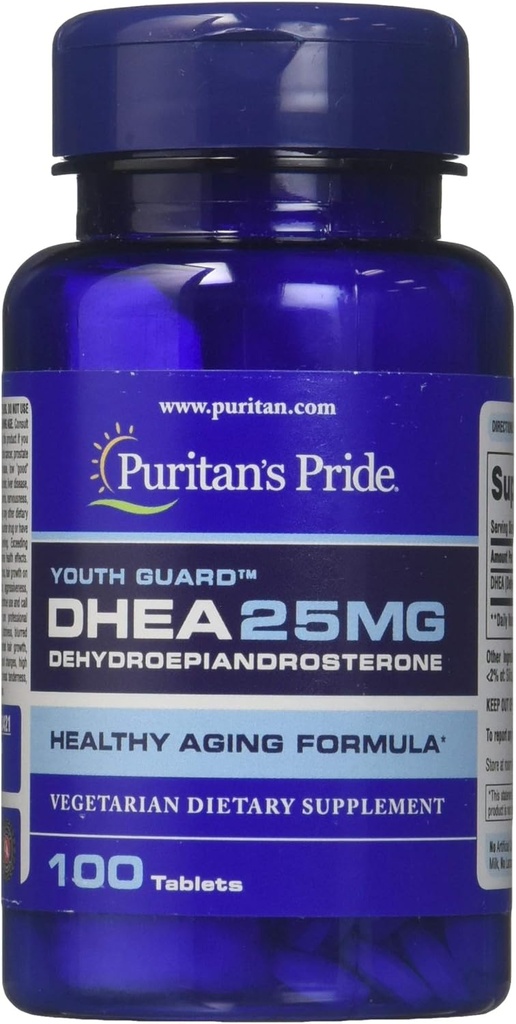 Puritan's Pride DHEA 25 mg Tabletten, 100 Zähler