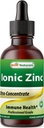 Best Naturals Ionic Liquid Zink - Immununterstützung - Hohe Bioverfügbarkeit - Glasflaschen 2 OZ (60ml)