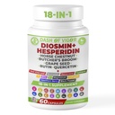 Antipasto di Vigor 18-in-1 Diosmin Hesperidin Supplemento, Quercetina con Bromelain, Zinco, Vitamina C con Rutin Supplement, Estratto di castagne di cavallo, Estratto di ginestra di macellaio, USA, 60 capsule