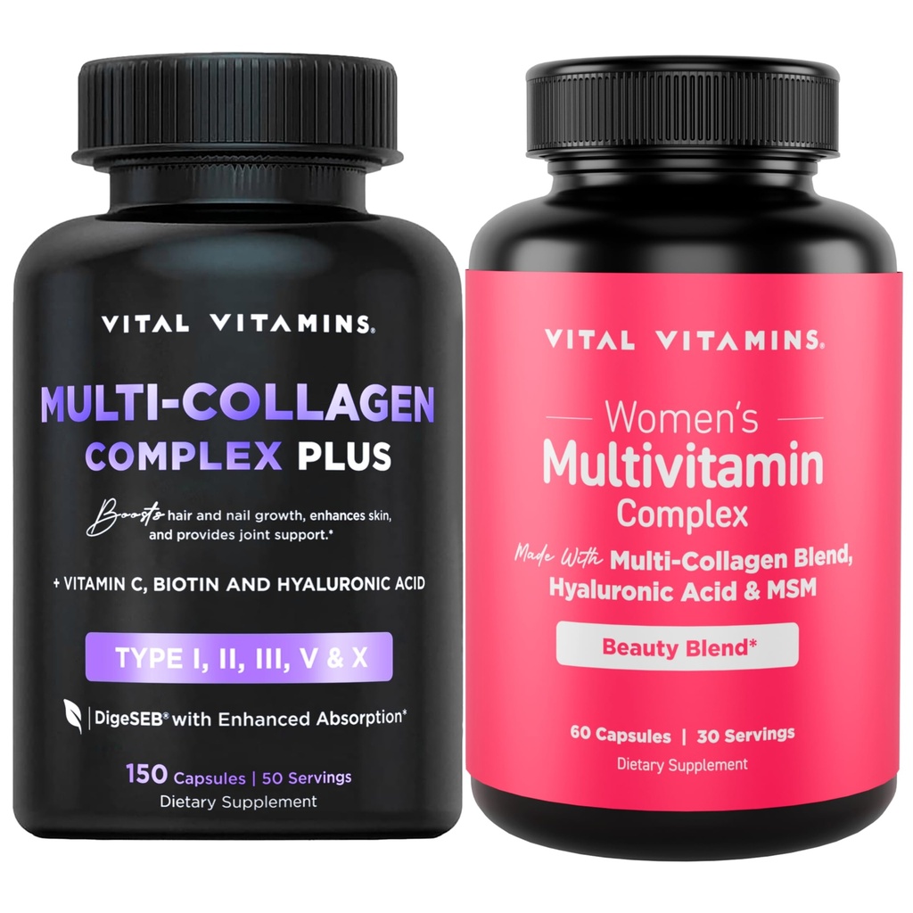 Vitamines Vital Multi Collagen Complex Plus + Complexe Multivitamines Femmes