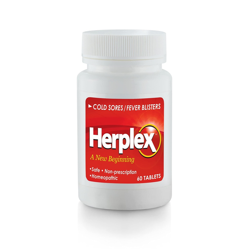 Premium-Tabletten | Hilft vor Ausbrüchen und kalten Sores mit keinen Nebenwirkungen | Hilft schnell zu löschen & Symptome von kalten Sore, & Fever Blisters | 60 Tabletten