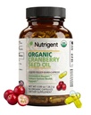 Olio di semi di mirtillo puro al 100% di USDA 940 mg, acidi grassi di origine vegetale Omega 3-6-9, capsule organiche liquide, salute urinaria e assistenza sanitaria della pelle, 60 capsule