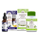 GuruNanda Black Seed Oil, Nigella Sativa pressée à froid - Riche en vitamine D3 5000 Unités et Digestiva Triphala (240 comprimés), soutient la digestion, aide à la congélation