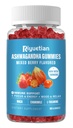 Ashwagandha Gummies für Damen und Herren - Stress-Relief, Immununterstützung & Erhöhte Energie - Zuckerfrei, Vegan - Organic Ashwagandha Root Supplements Gummy- Natural Strawberry Flavor (60 Count)