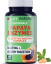 Yuve Natural Papaya Verdauungsenzyme - Sugar-Free Chewable Candies - Fördert bessere Verdauung - Behandlung und Bloating Aid, Detox, Leaky Gut Repair & Gas Relief - Vegan, Non-GMO, Gluten-Free - 90ct