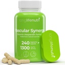 LongLifeNutri Diosmin Hesperidin Complex, Sinergia Vascolare 1000mg/300mg per Circulation & Vein Optimal Support: 240 Capsule, 120 Servings, 4-Month Supply, Made in USA