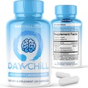 Chill Pille Happy Pills Mood Stabilizer Damen und Herren mit Magnolia Bark 60 Kapseln Formuliert in den USA - DHH-B Dihydrohonokiol-B Calm Pillen Mineralien und Chill Formel für Entspannung und Gesundheit Balance