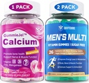 Sugar Free Mens Multivitamin Gummis 120 Count + Calcium Gummis 60 Count