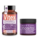 Intimate Rose Sparen 10% auf Hormonal Balance & Reproductive Wellness Bundle – Vitex Chasteberry Supplement + Myo & D-Chiro Inositol Pulver für PCOS & Menstrual Support