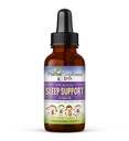 Kids Sleep Support Extrait liquide - Natural Kids Plant based Herbal Sleep Aid, avec Camomile, Guava Leaf - 1 oz Extrait liquide - Herbal Goodness (1 unité)
