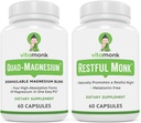 Sleep & Relaxation Bundle: VitaMonk Melatonin-Free Sleep Aid + Quad Magnesium Blend