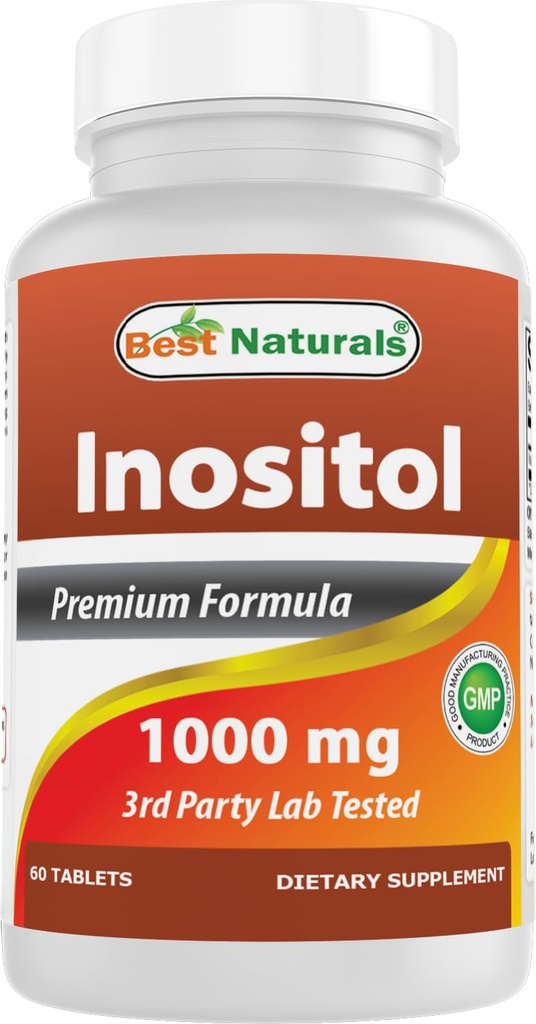 Best Naturals Inositol 1000 mg 60 Tabletten