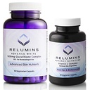 Relumines Advanced White Set - 1650mg Glutathione Complex (90 Kapseln) und Advanced Vitamin C mit Rose HIPS und Bioflavonoiden (60 Kapseln) Bundle