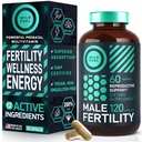 Fertilitätsergänzungsmittel für Männer Pränatales Vitamin - Maca Root, Ashwagandha, Zink, Plus Naturals - Empfängnis für ihn Männer Fruchtbarkeit Vitamine und männliche Fruchtbarkeitsunterstützung Ergänzungen - 120 Kapseln für 2 Monate