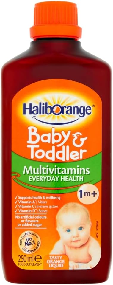 Haliborange tutto naturale arancione Flavour Multivitamni liquido