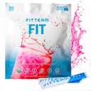 FITTEAM Fit Sticks Bio Energie und Wellness Getränke - Bio Energy Drink Mix - Mental Fokus, Energie und Stoffwechsel Boost - Mood Unterstützung und Antioxidantien - 30 Individuell Wrapped Stick Packs
