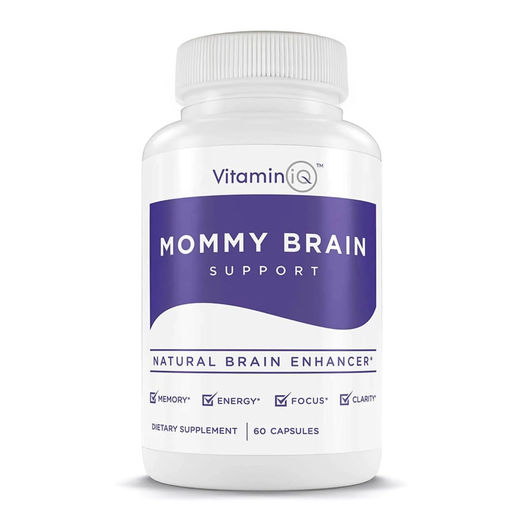 Mammina Brain Postnatal Supplement (60 capsule) per la salute cognitiva, Mood, Energia con GPC e CDP Choline, Phosphatidylserine, Omega-3 DHA