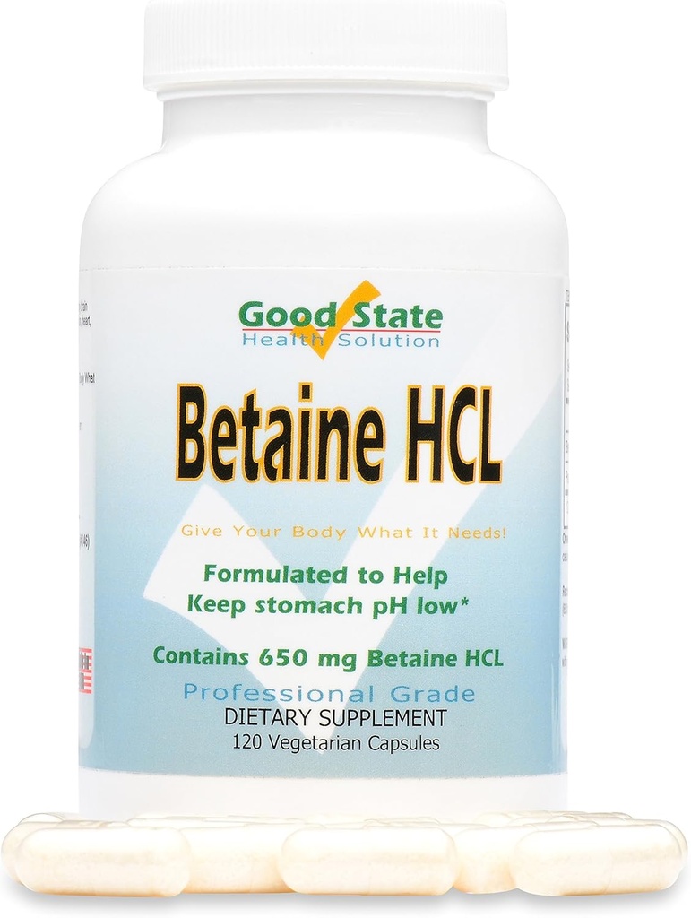 Good State - Betaine HCL - (120 veggie capsules)