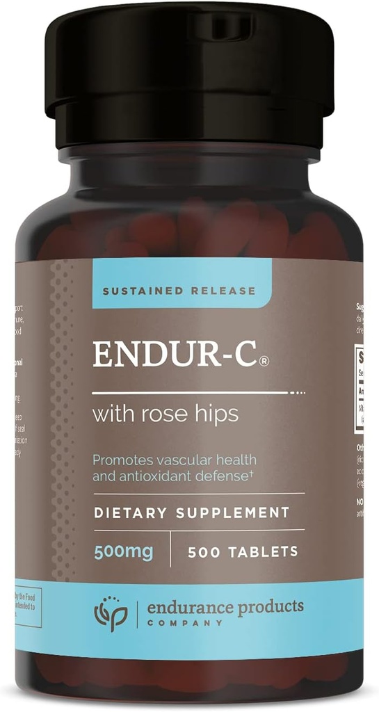 ENDUR-C avec des hanches roses à libération prolongée Vitamine C 500mg 500 Tabs