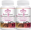 1500mg Liposomal actif Hexose supplément coralisé, 240 gels doux Beta-Glucans avec extrait de champignons naturels, système immunitaire, fonction hépatique, maintenir l'activité de la cellule T-Cell & Killer