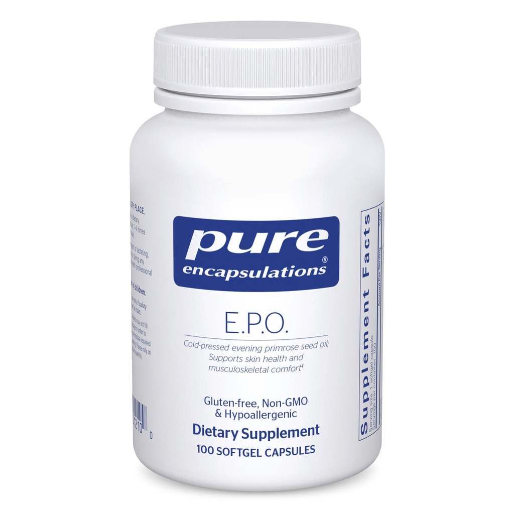 Encapsulations pures E.P.O. (Huile de Primrose en soirée)